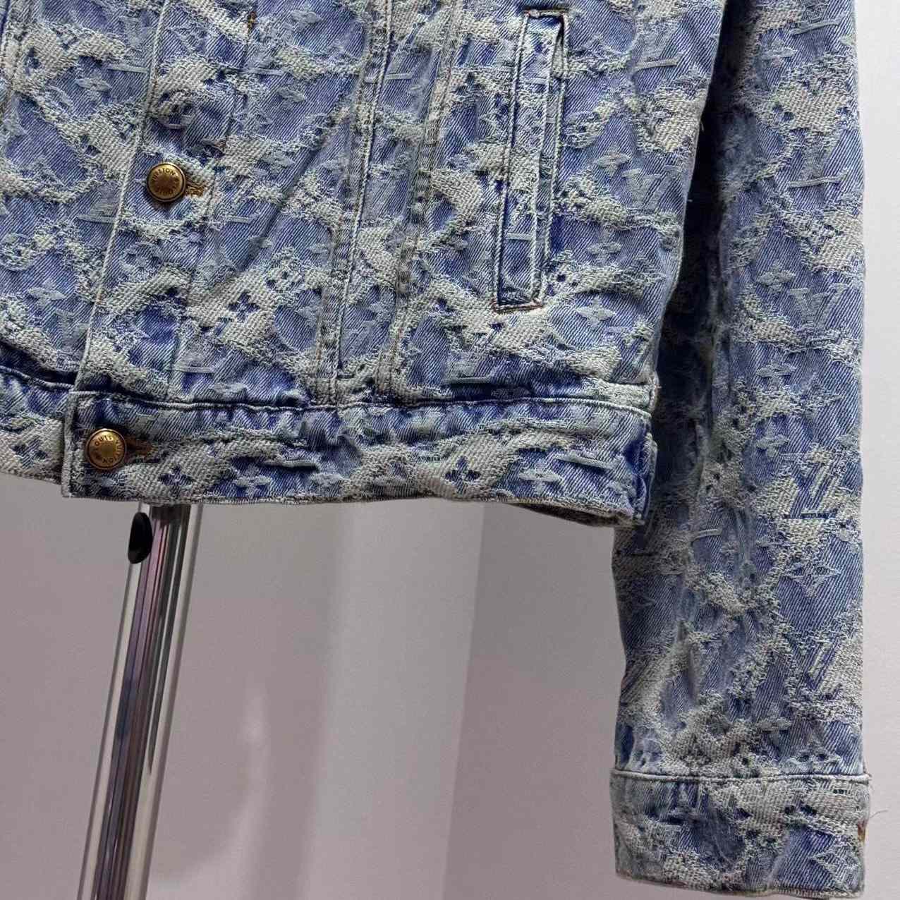 Louis Vuitton Monogram Denim Trucker Jacket - DesignerGu