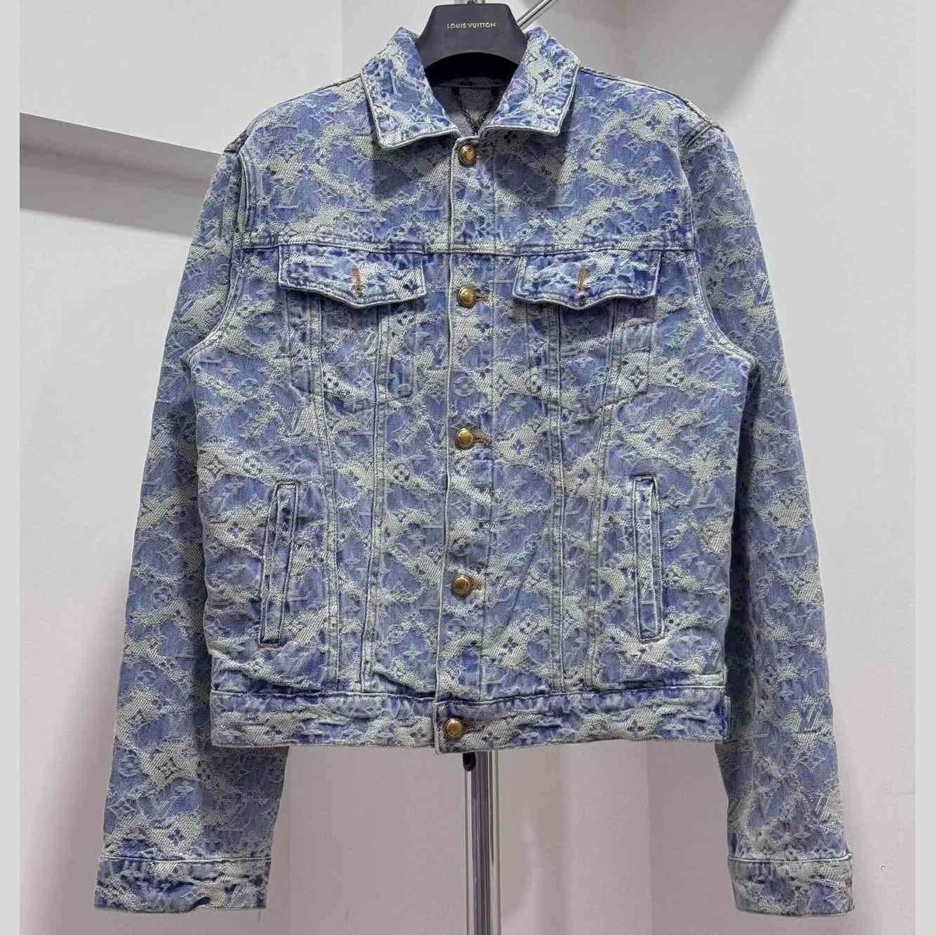 Louis Vuitton Monogram Denim Trucker Jacket - DesignerGu