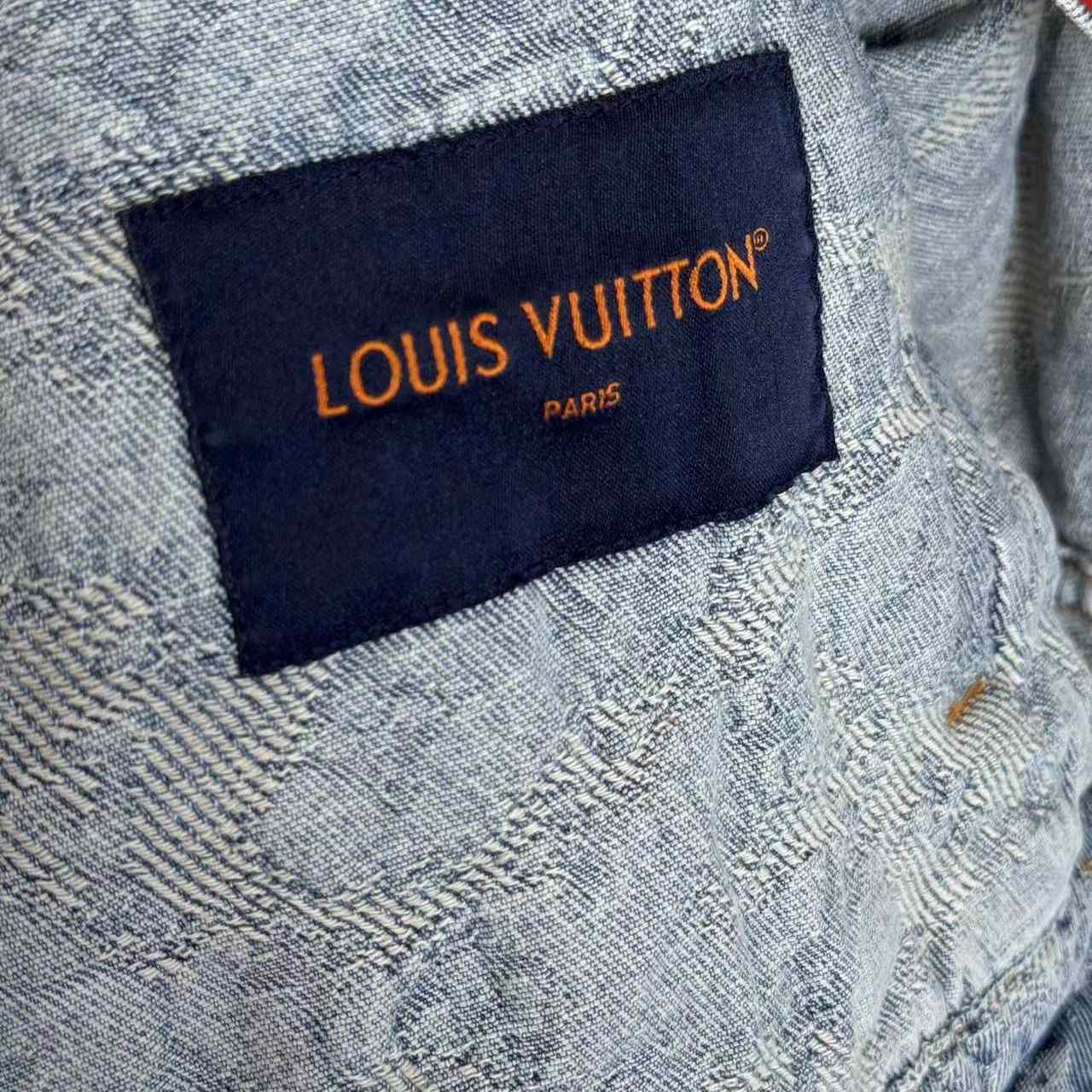 Louis Vuitton Monogram Denim Trucker Jacket - DesignerGu
