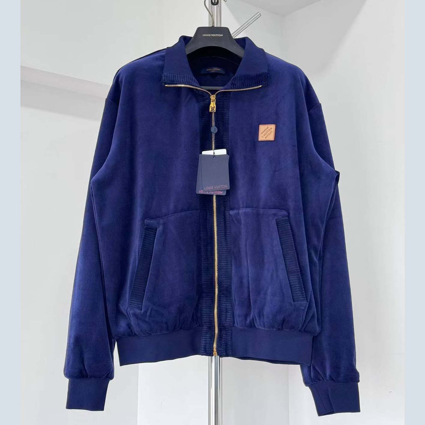 Louis Vuitton Chic Velvet Track Top - DesignerGu