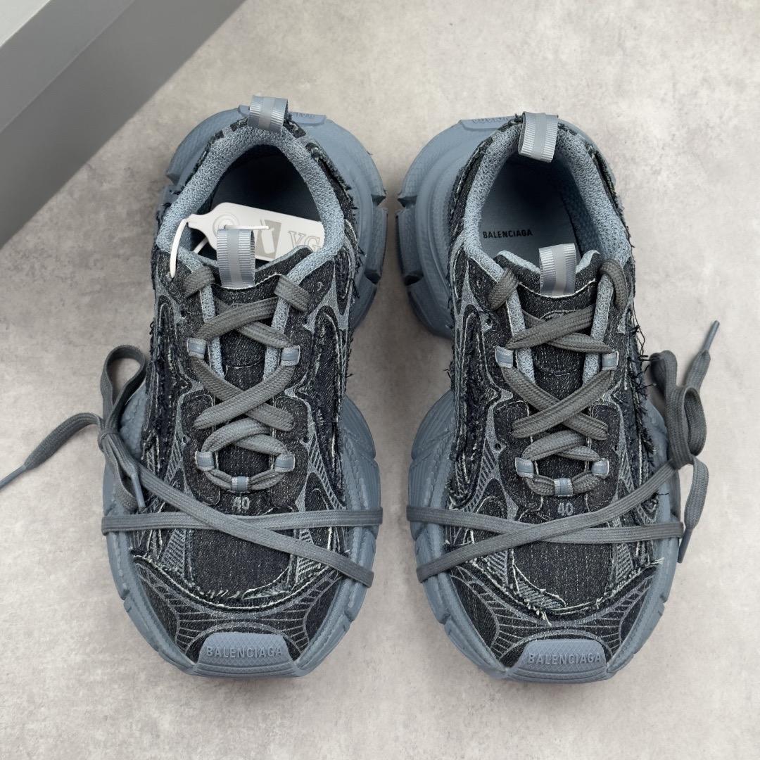 Balenciaga 3XL Distressed Lace-up Sneakers - DesignerGu