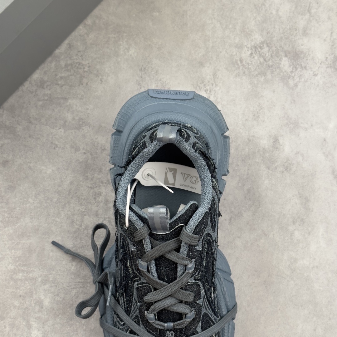 Balenciaga 3XL Distressed Lace-up Sneakers - DesignerGu