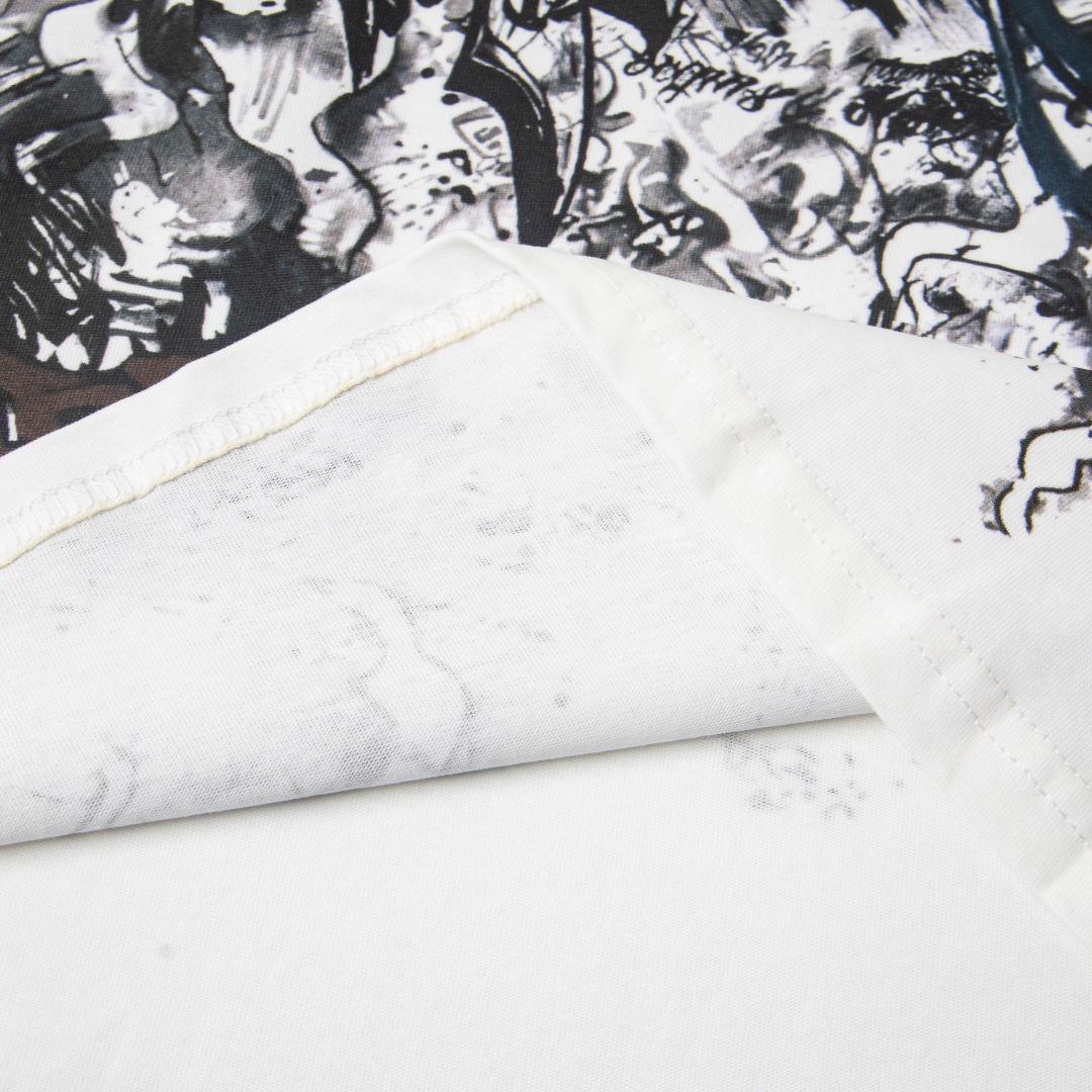 Hellstar Graffiti Long-Sleeve 'White' - DesignerGu