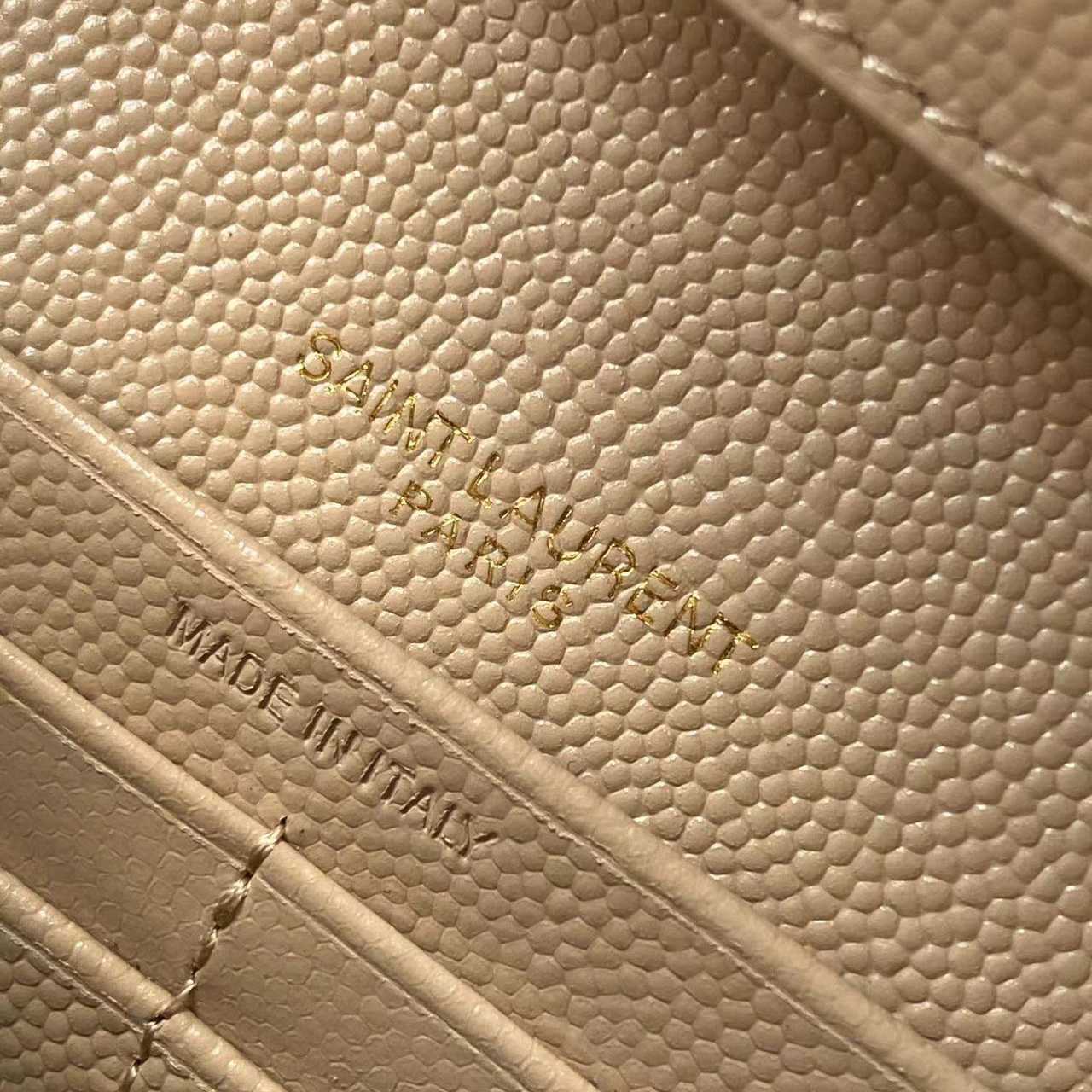 Saint Laurent Cassandre Chain Wallet In Lambskin (22.5x14x4cm) - DesignerGu