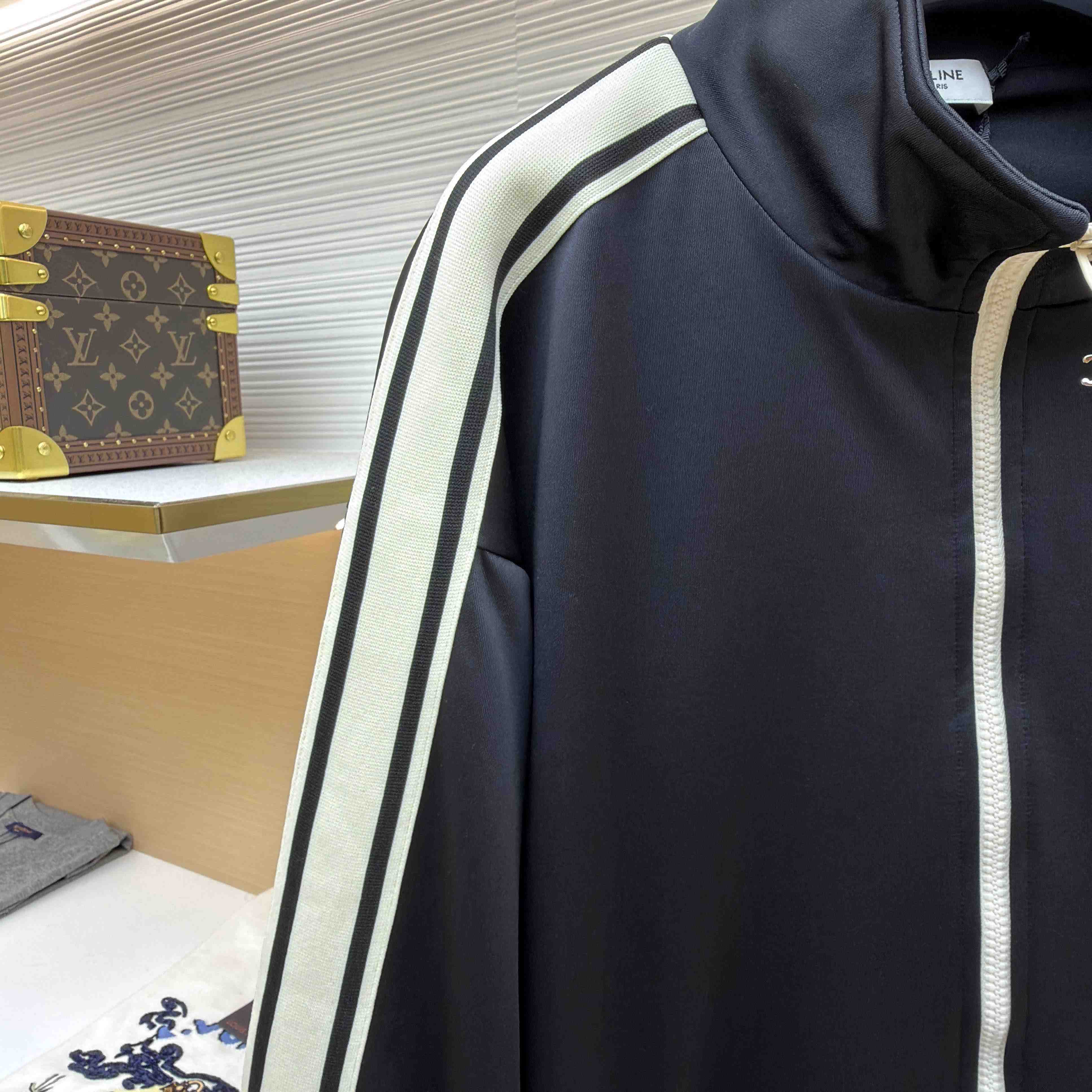 Celine Tracksuit Jacket In Double Face Jersey - DesignerGu