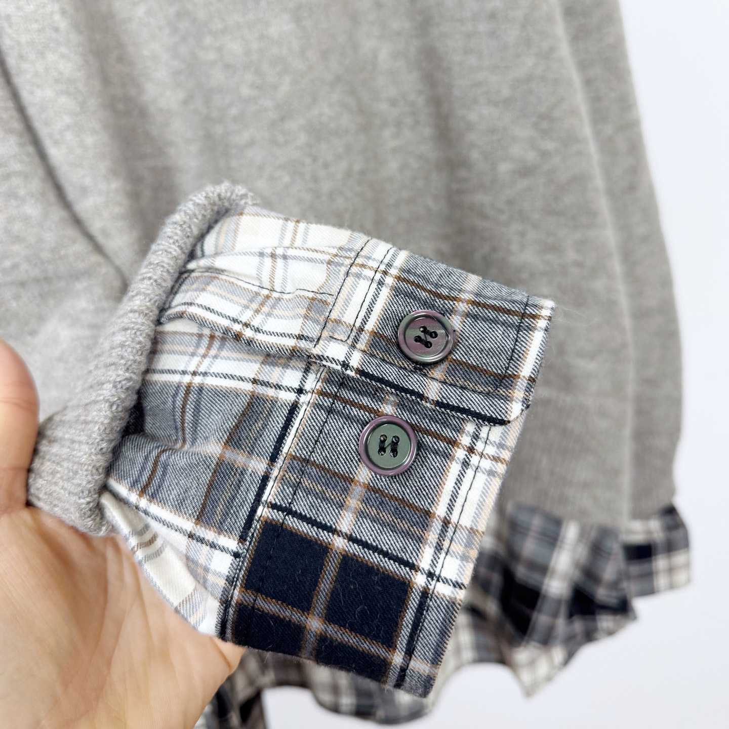 Acne Studios - Layered wool hoodie - DesignerGu