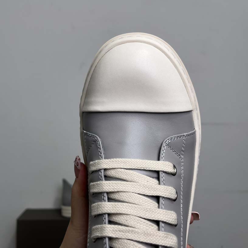 Rick Owens Lace-up Leather Sneakers  - DesignerGu