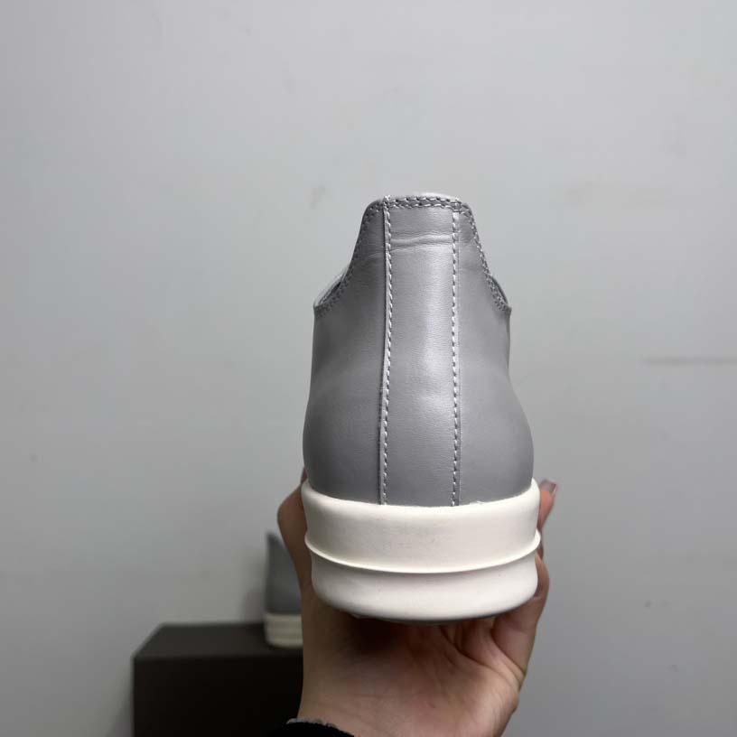 Rick Owens Lace-up Leather Sneakers  - DesignerGu