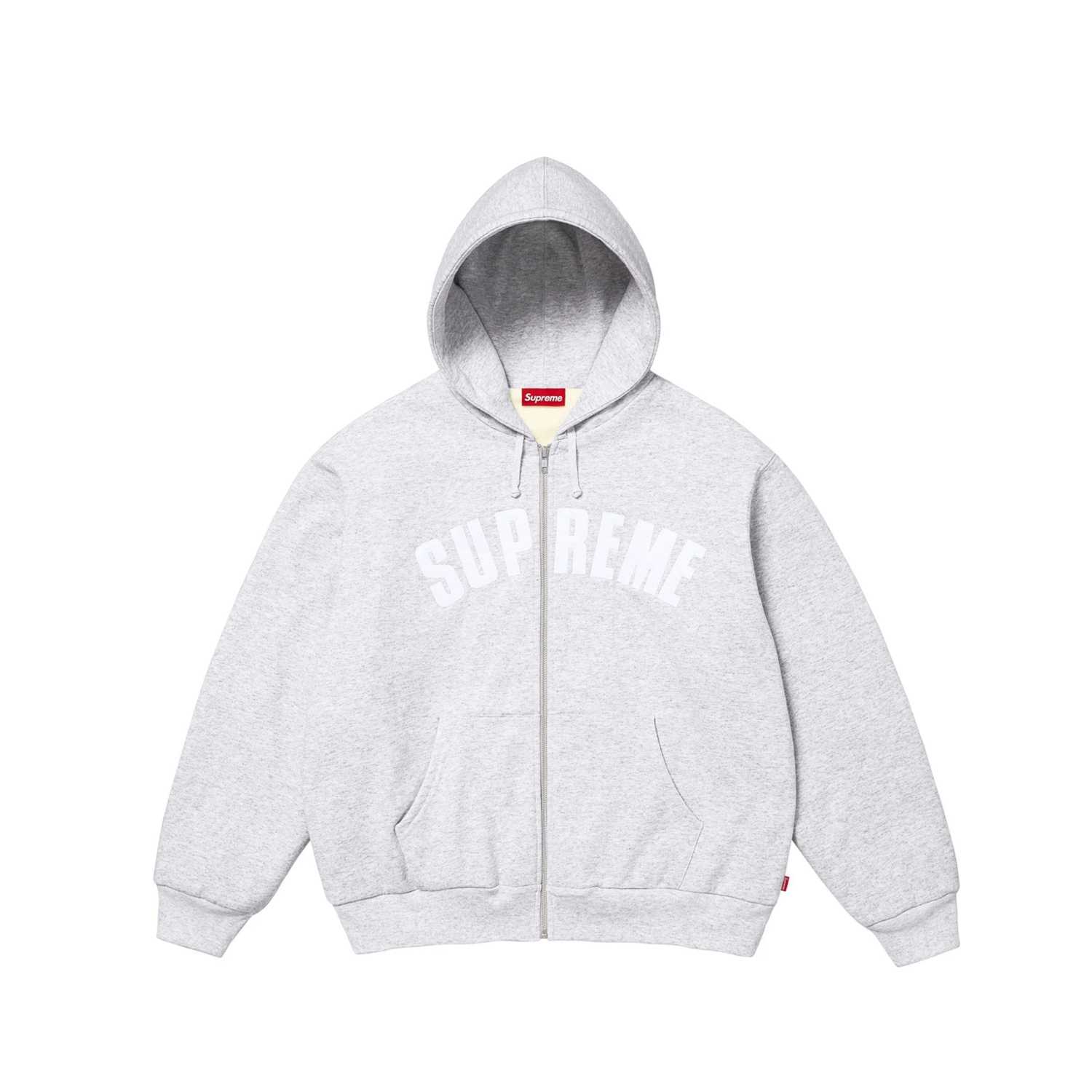 Supreme Arc Thermal Lined Zip Up Hooded Sweatshirt - DesignerGu