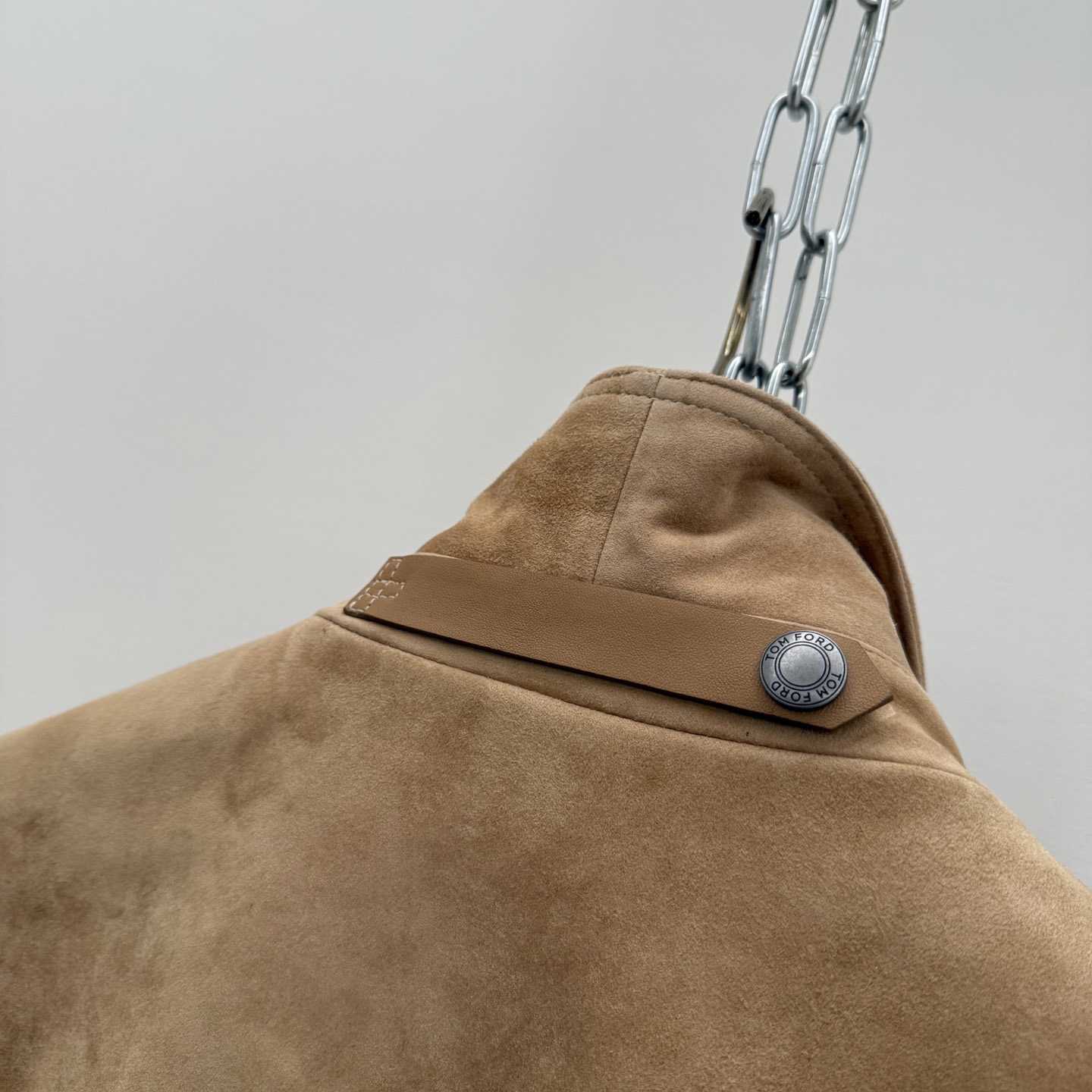 Tom Ford Men's Suede Motor Jacket - DesignerGu