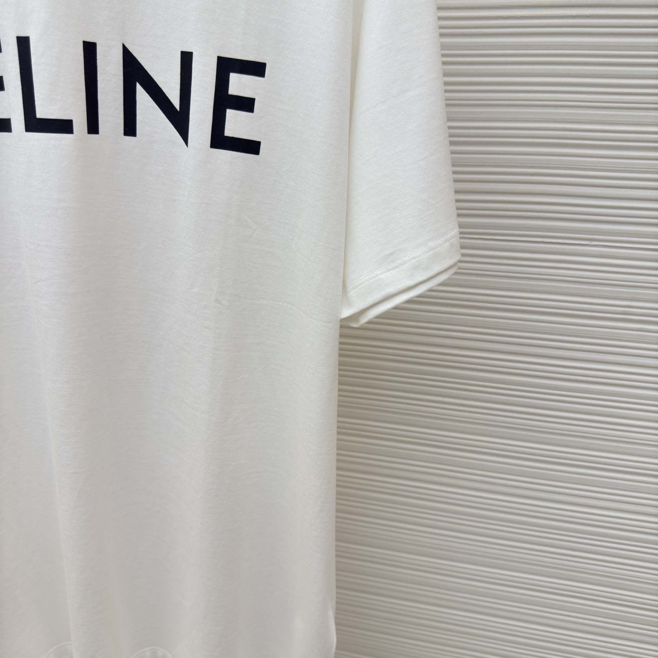 Celine Loose T-shirt In Cotton Jersey - DesignerGu
